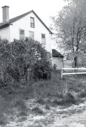 House where Elias Thompson's Bible was found